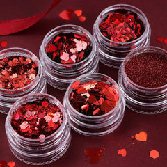 LPOODDNU 3d heart nail decals enhance glam details on tips