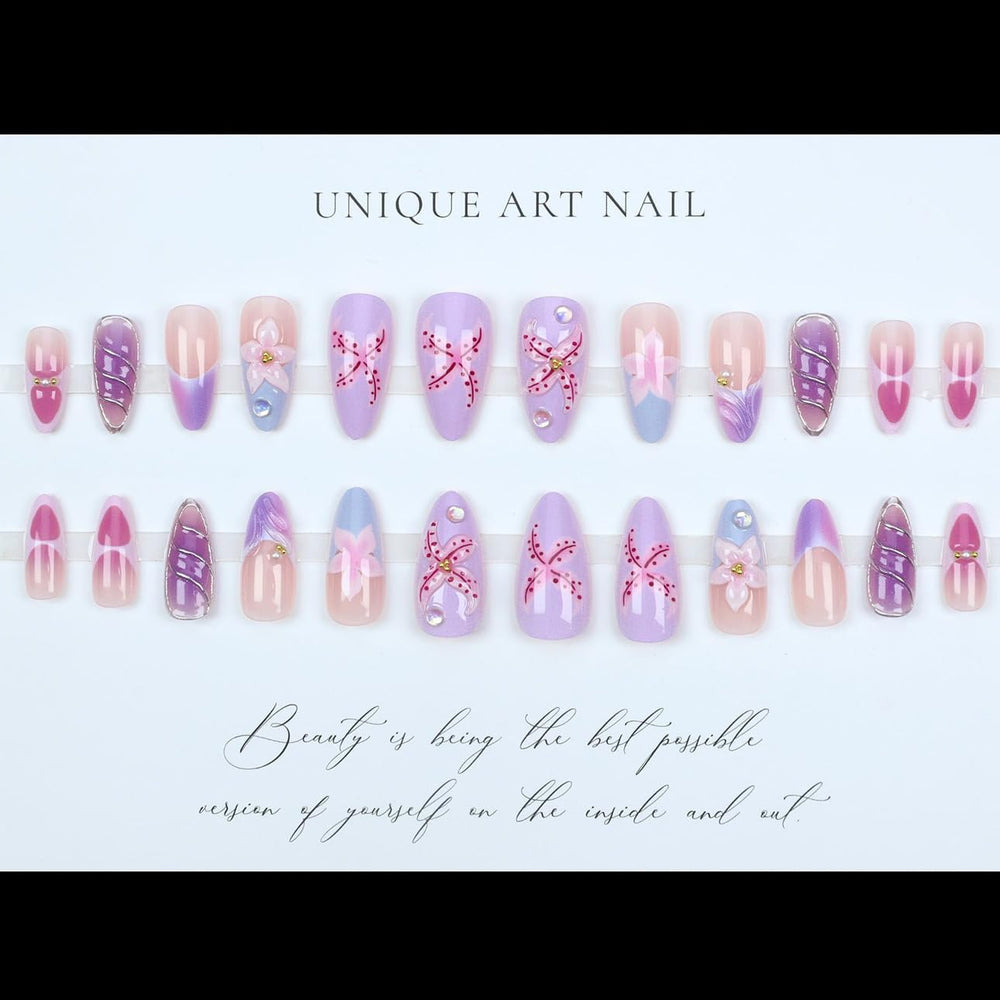 LPOODDNU ABS material nails are durable and non-toxic for everyday wear