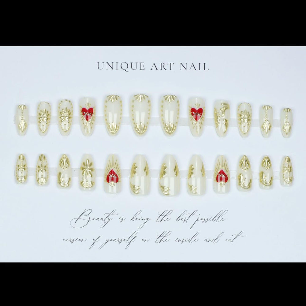 LPOODDNU glossy finish nails deliver a sleek, reflective look.