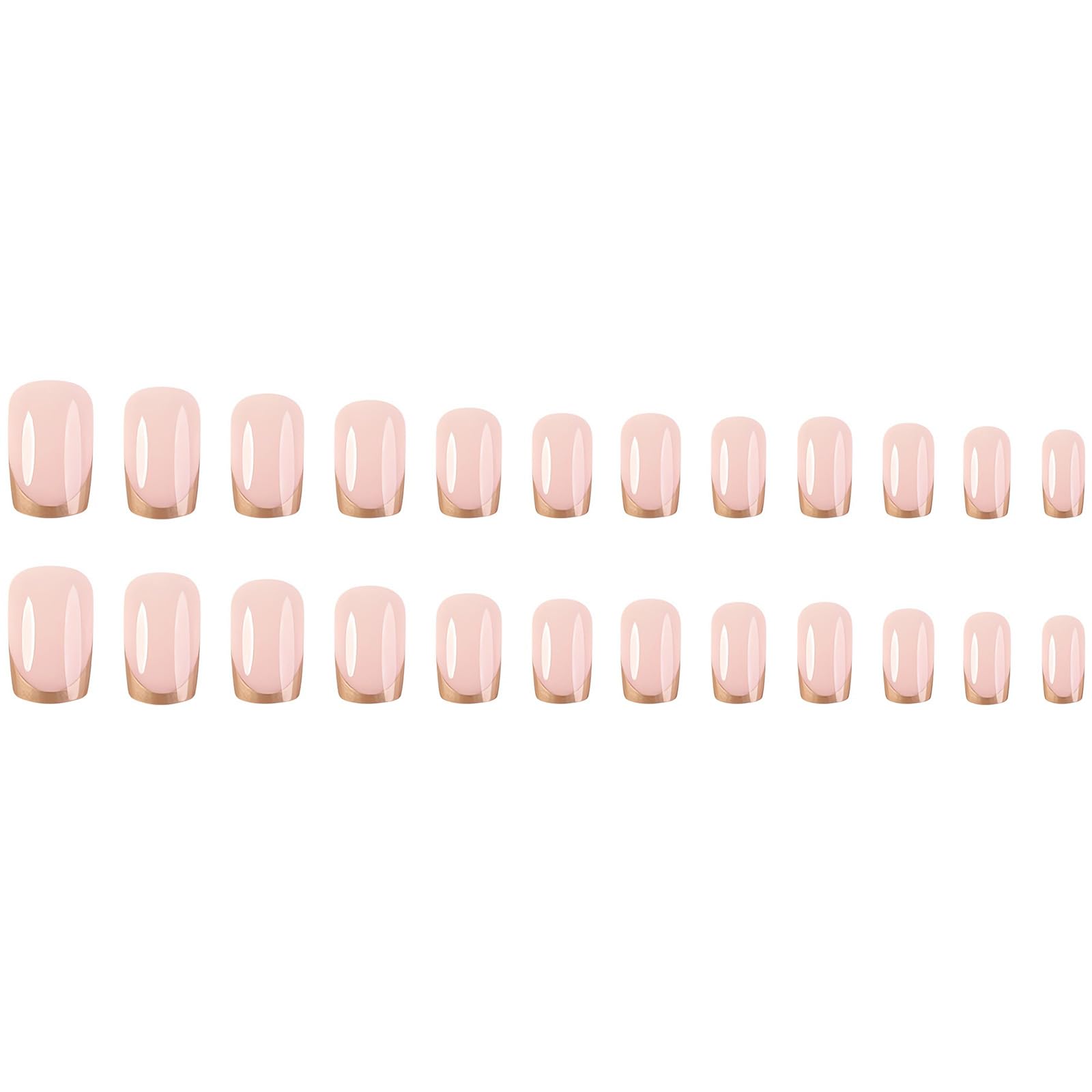 Size variety ensures precise fit on different nails with LPOODDNU press-ons.