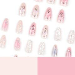 LPOODDNU jelly glue stickers pack for reusable nail art