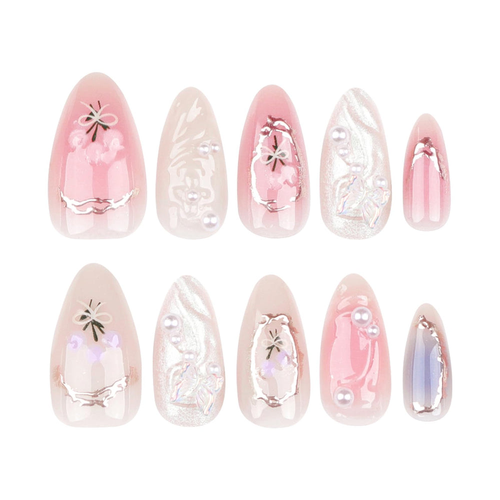 LPOODDNU nails curved to fit natural nails for comfortable wear
