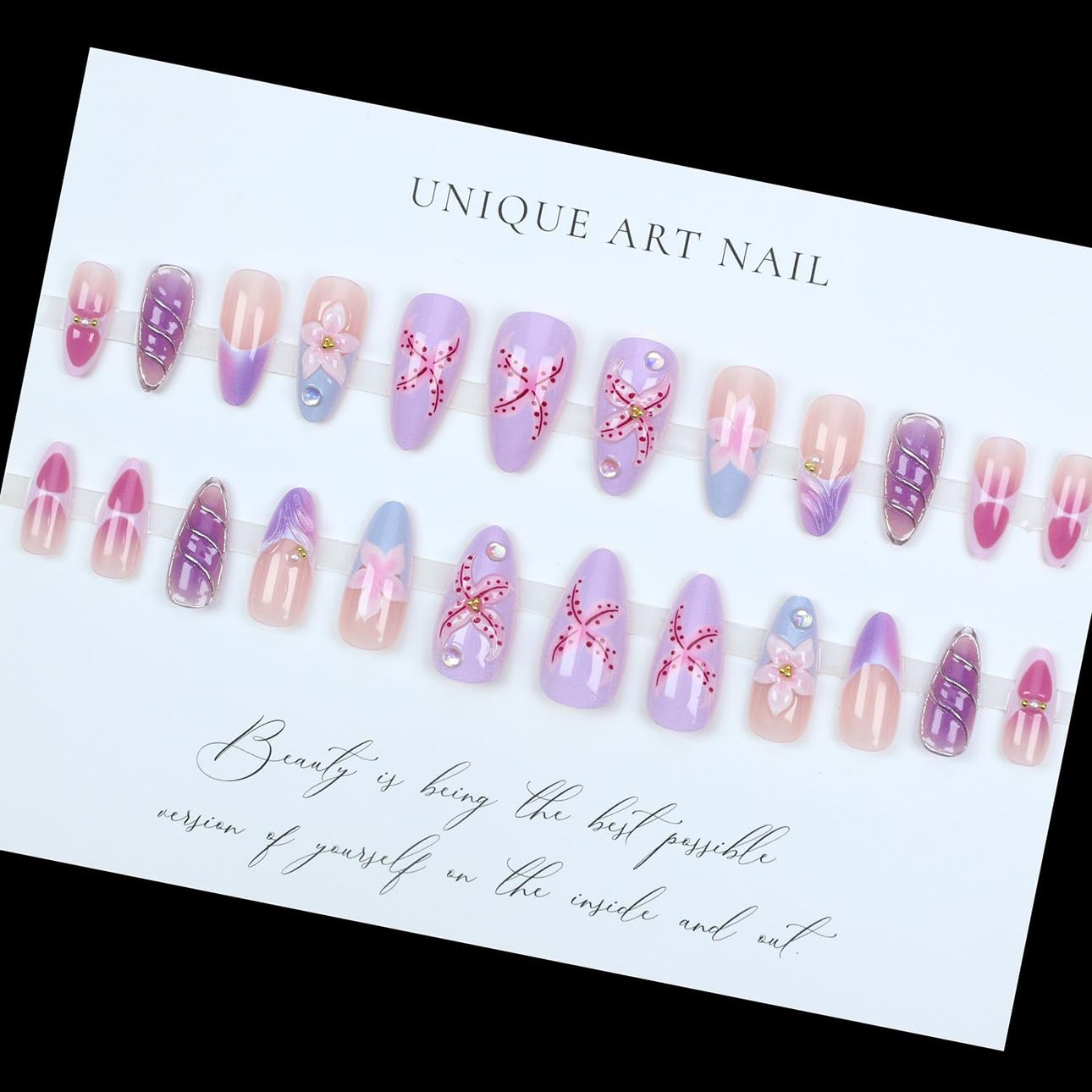 LPOODDNU pearl designs add elegant details to nails