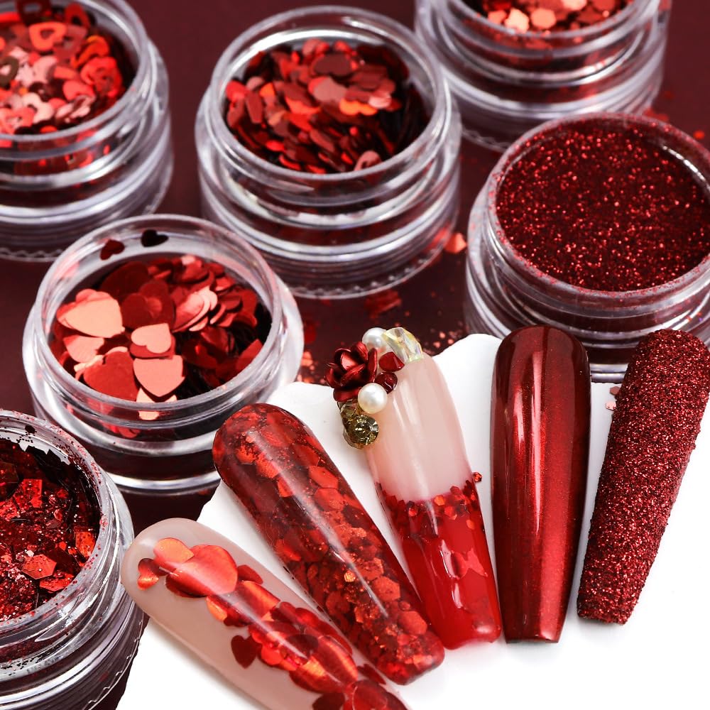 LPOODDNU valentines day nail art kit for DIY lovers
