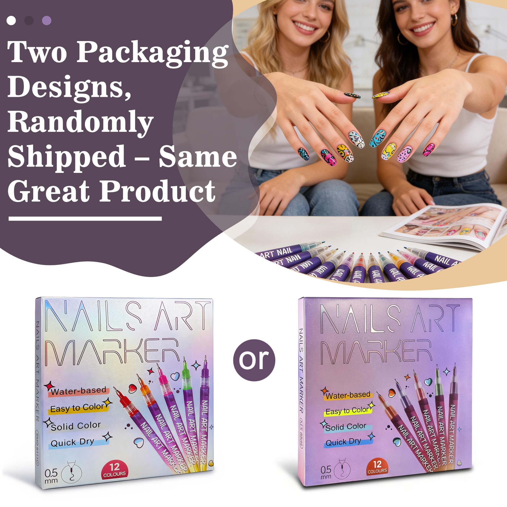 LRMEUMA at-home manicure toolkit for fast, mess-free art