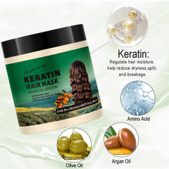 LSKINBATH ingredients collage showing collagen, argan oil and biotin benefits.