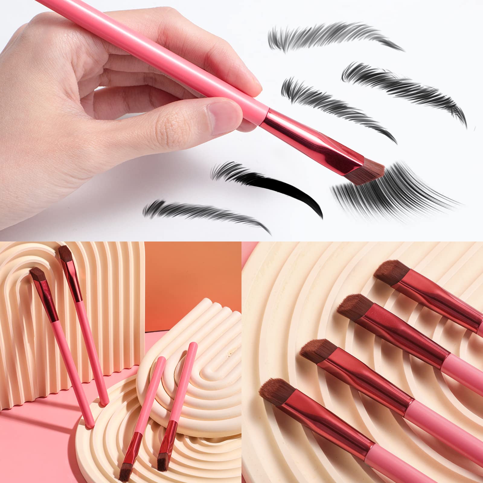 LSxia brow brush length about 140 mm for comfortable handling