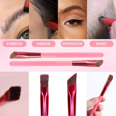 LSxia brow brush ergonomic handle for comfortable control