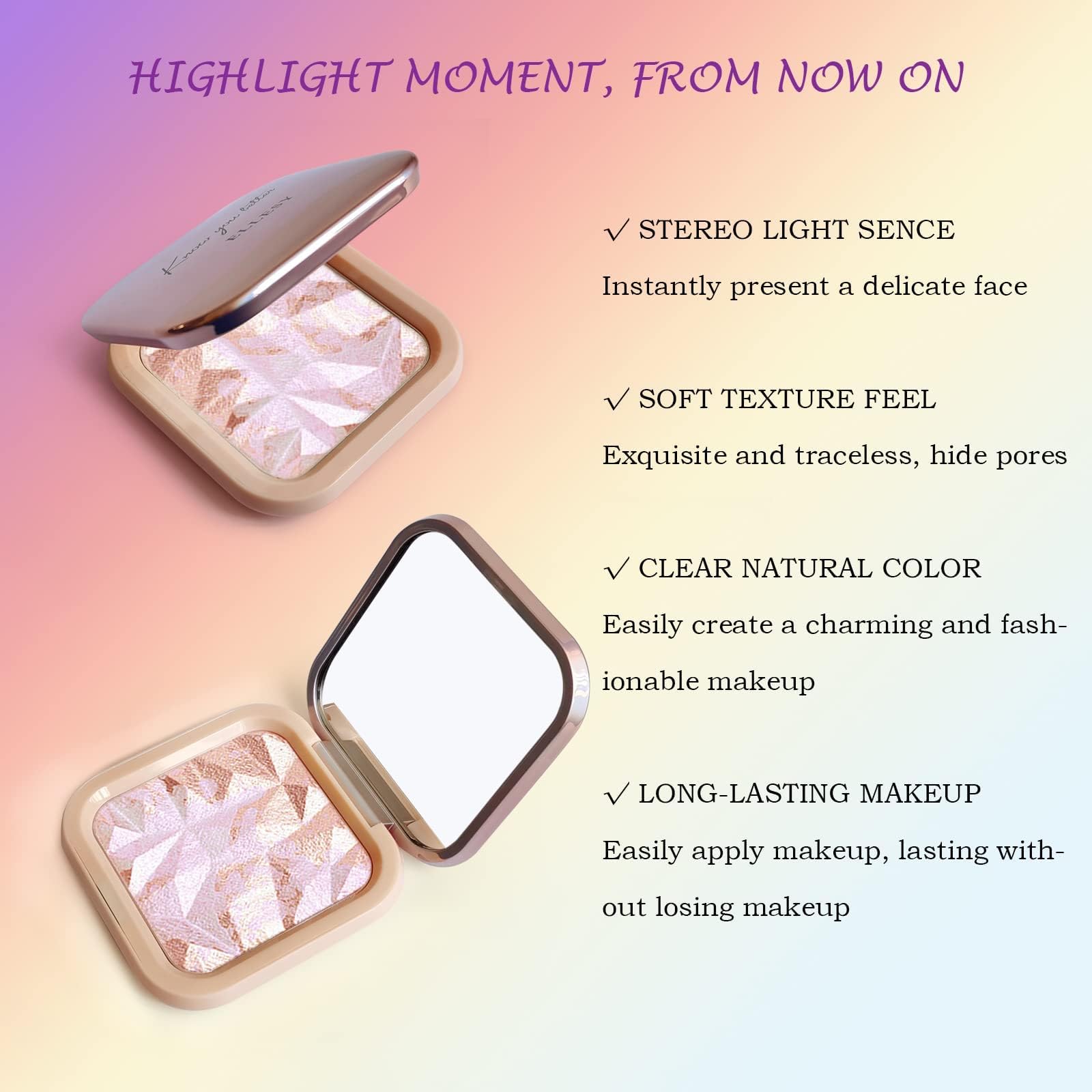 LSxia soft highlighter brush for precise application