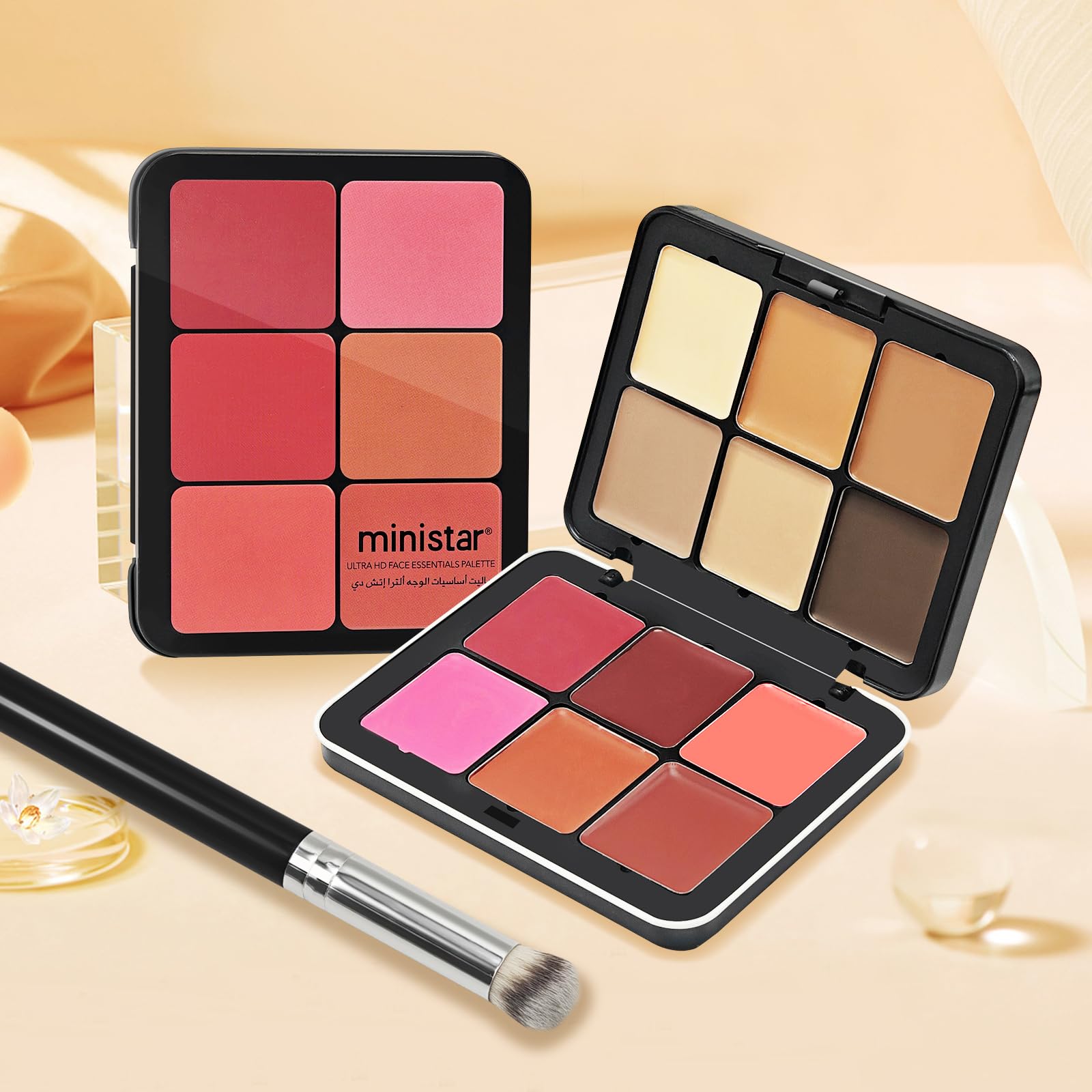 LSxia portable palette case fits in bags for on-the-go touch-ups