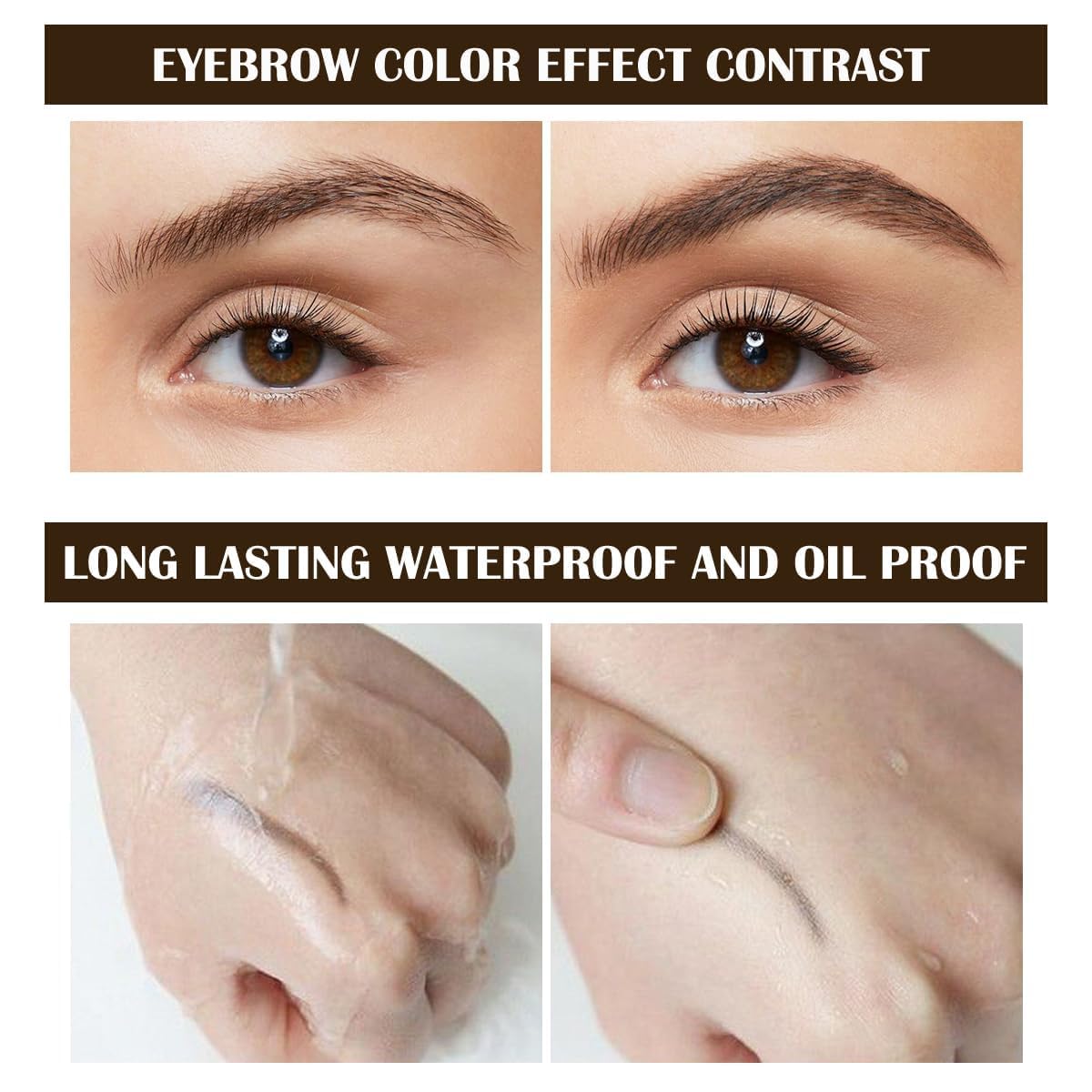 LSxia waterproof formula for long-lasting brows.