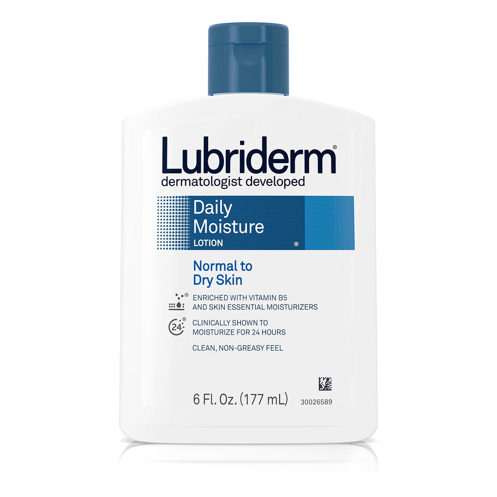 Lubriderm Daily Moisture bottle front for daily hydration