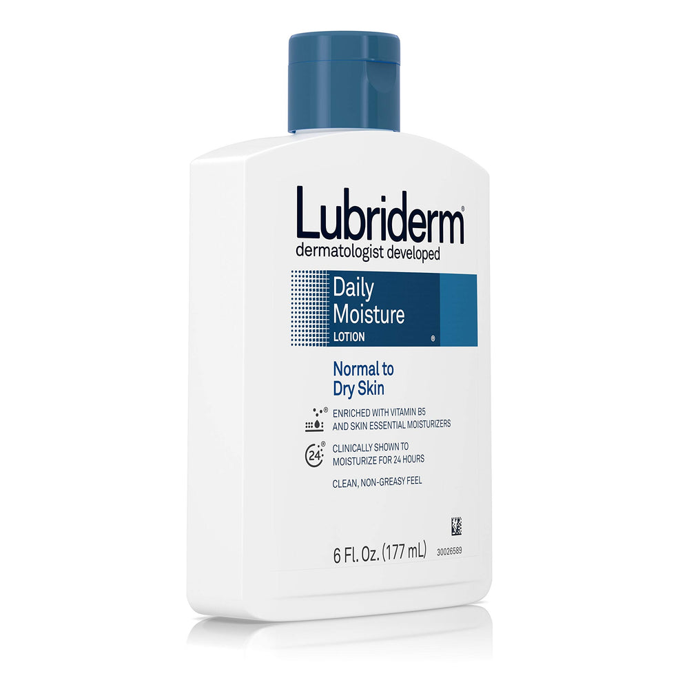 Lubriderm Daily Moisture creamy texture on skin after application
