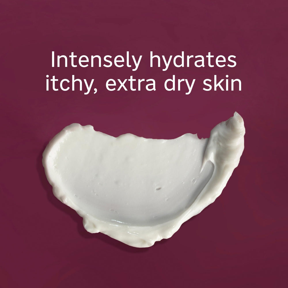 Lubriderm Advanced Therapy bottle highlighting Vitamin E and Pro-Ceramide