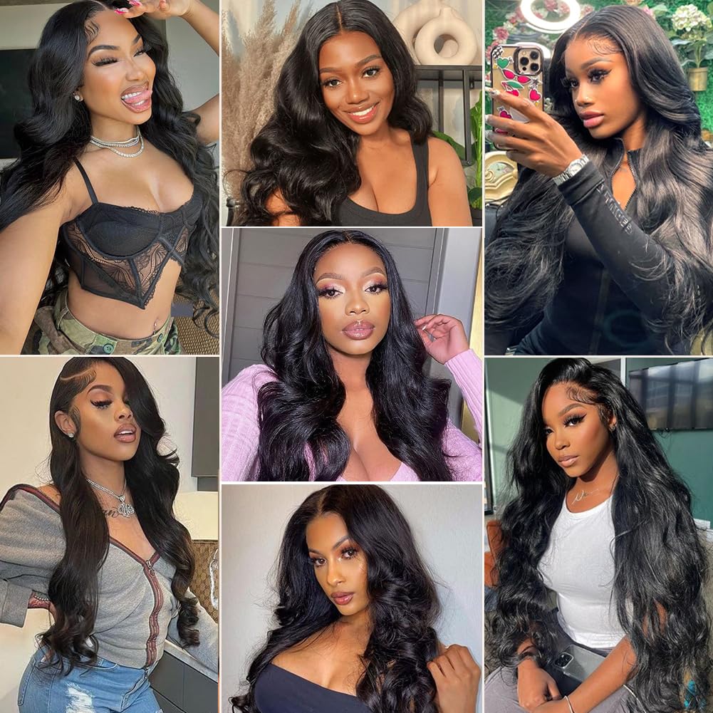 LUCASHA 150 percent density bundles for a full look without heaviness