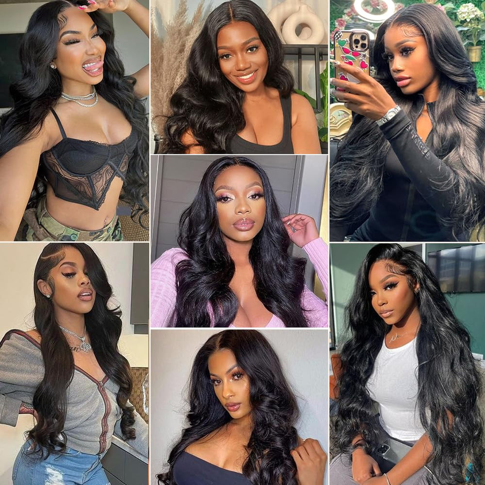 LUCASHA 150 percent density bundles for a full look without heaviness