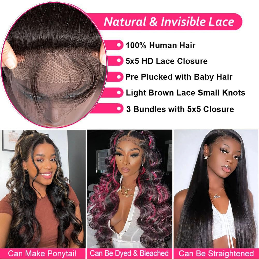 LUCASHA pre plucked baby hair closure for a ready hairline finish