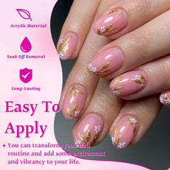 LuckForever 24-color oval nails offer versatile looks for any occasion.
