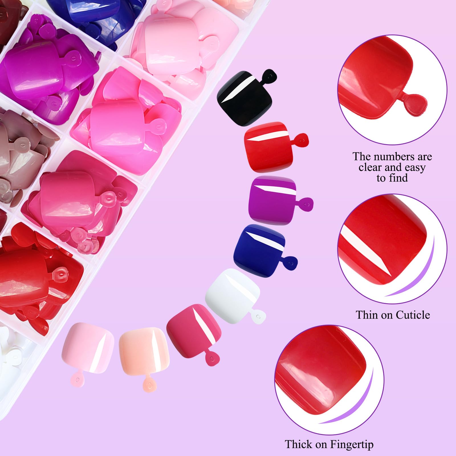 LuckForever 24 colors to match outfits and moods