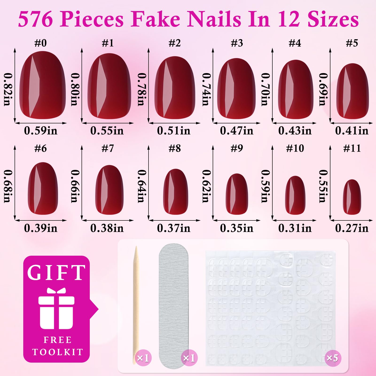 LuckForever adhesive tabs close-up for secure, mess-free nail application.