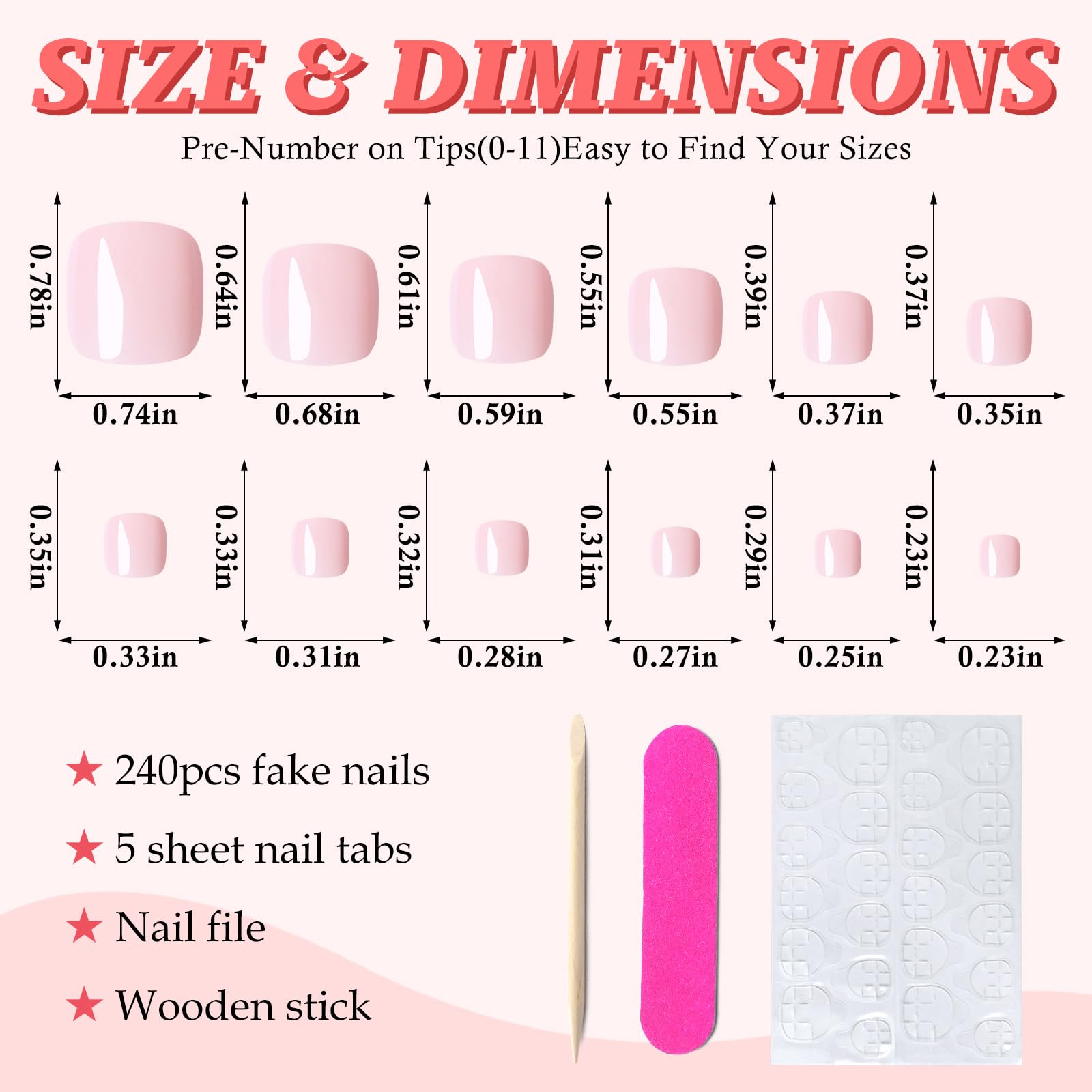 LuckForever adhesive tabs provide quick, secure toe nail application