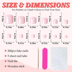 LuckForever adhesive tabs provide quick, secure toe nail application