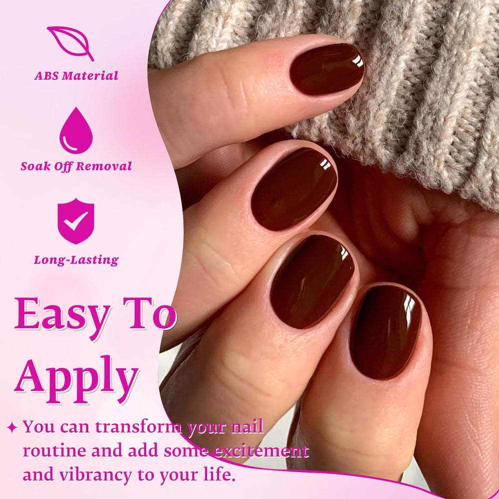 LuckForever extra-short nails provide elegant versatility for busy schedules.
