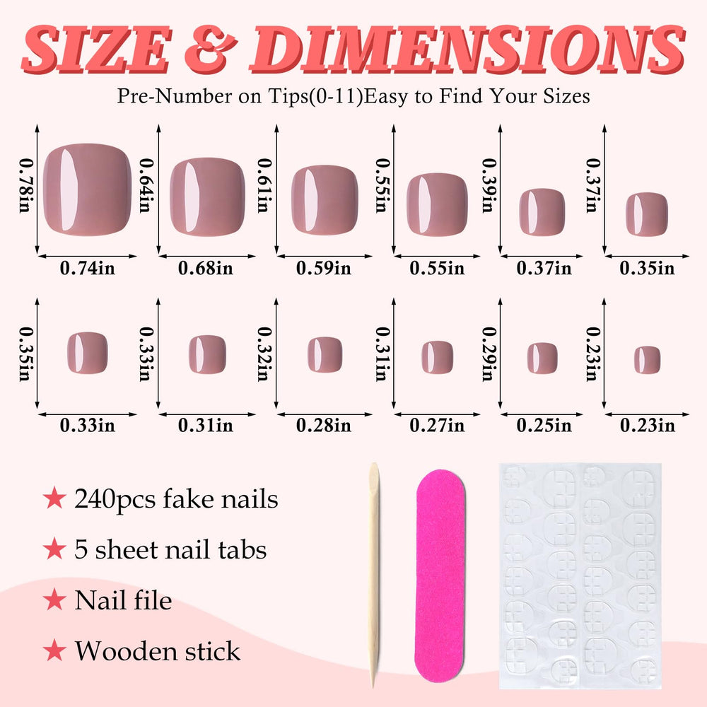 LuckForever glue tabs pack with sticky tabs for quick, damage-minimizing nail application.
