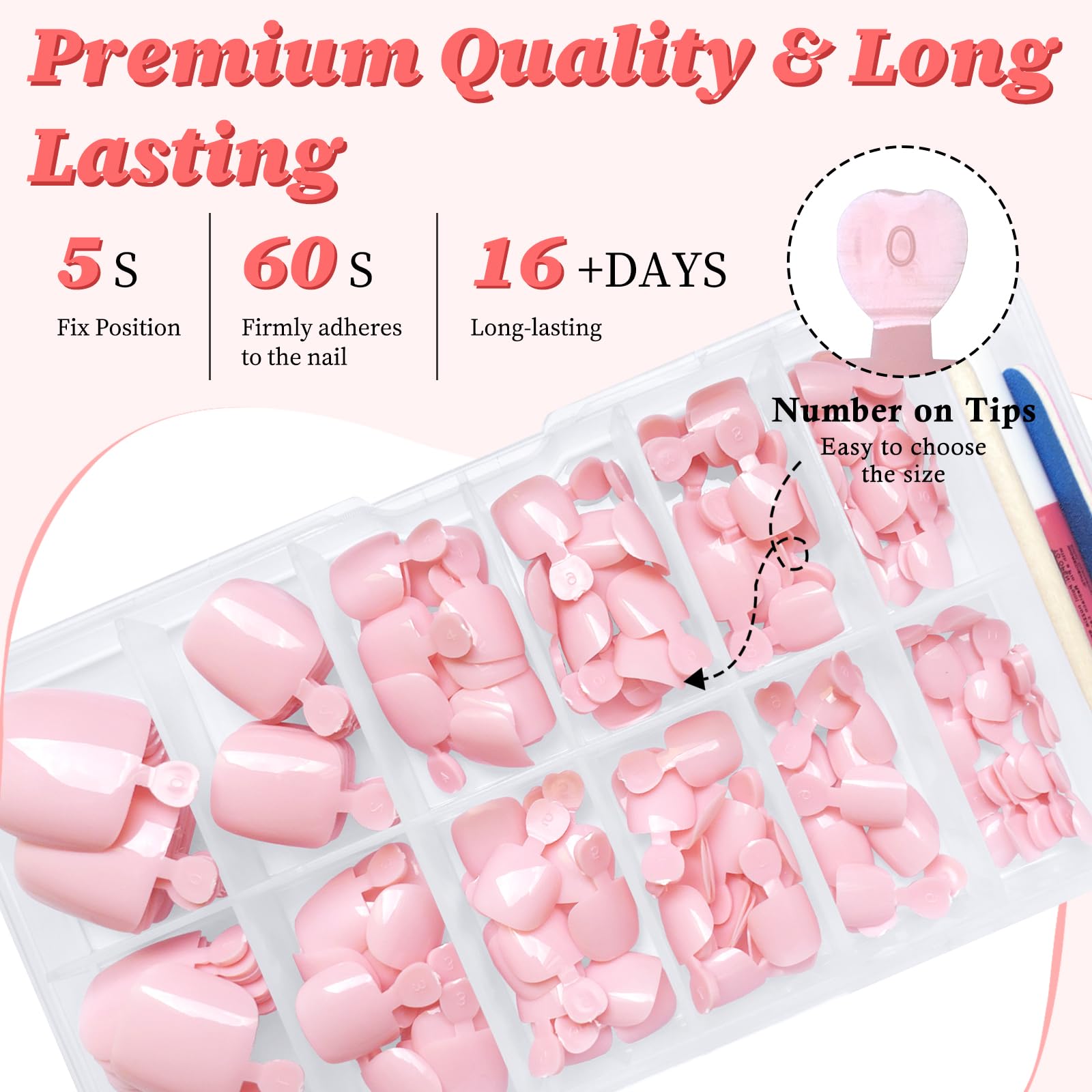 LuckForever nail glue for toes delivers strong hold and lasting wear