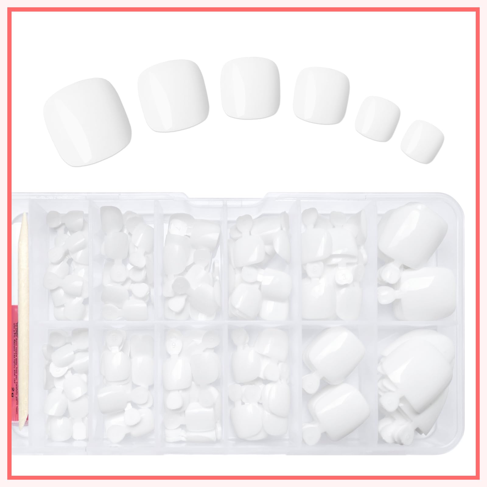 LuckForever toe-nail file set helps perfect shaping and cleanup.