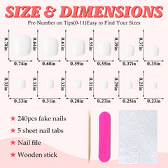 LuckForever toe-nail glue tabs provide strong adhesion for longer wear.