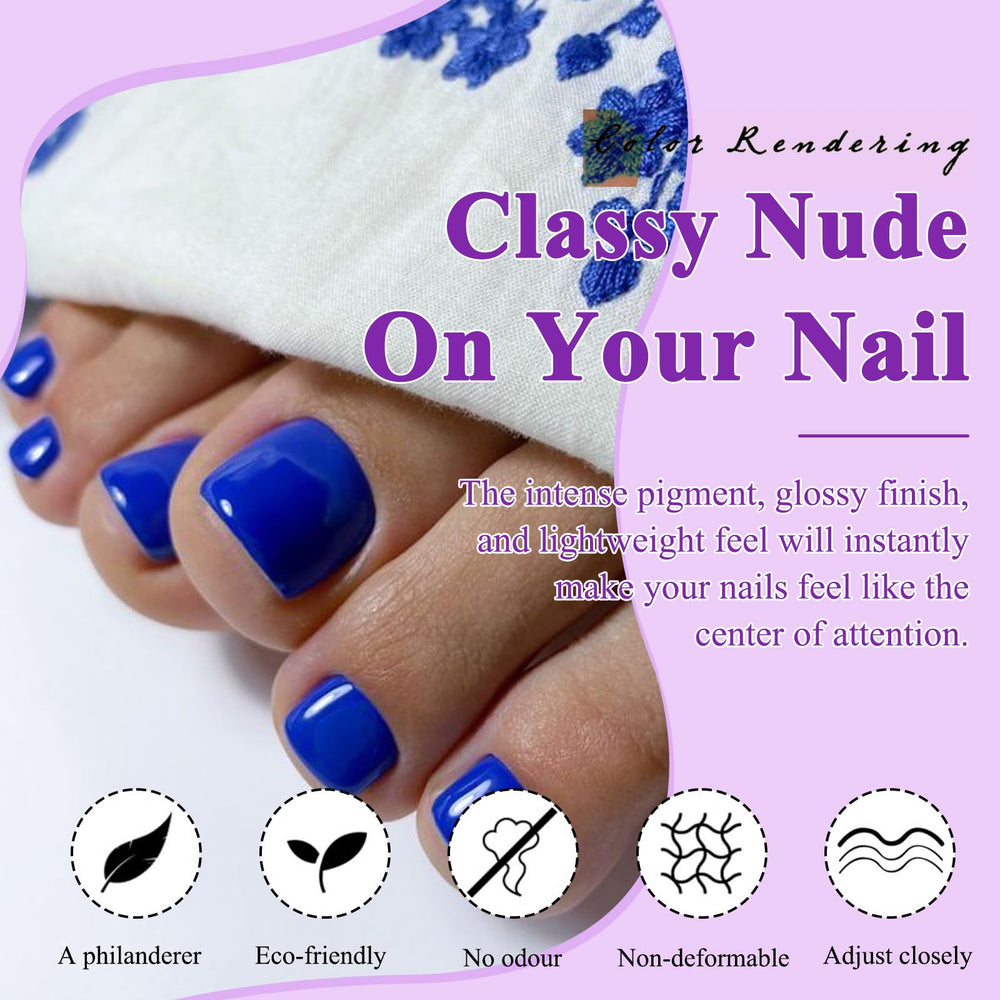 LuckForever toe nails application is simple for beginners at home