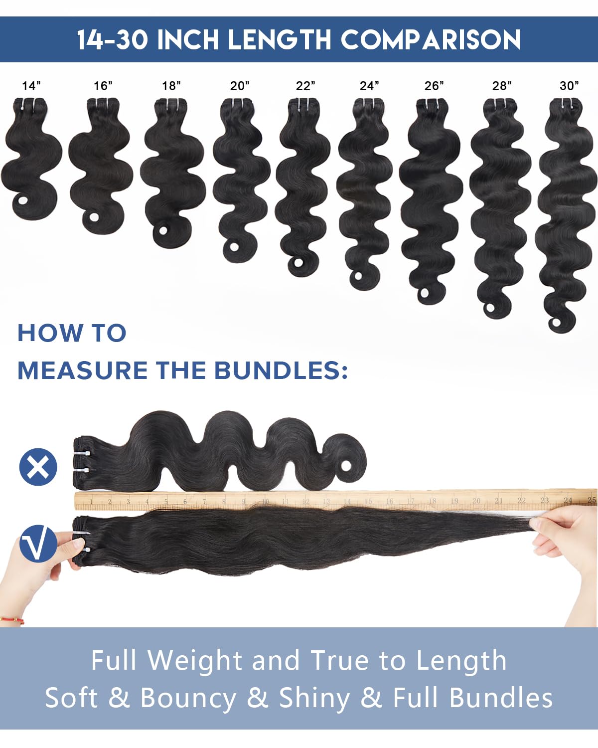 Lucklady 16A raw bundles body wave packaging highlights premium presentation and careful handling.