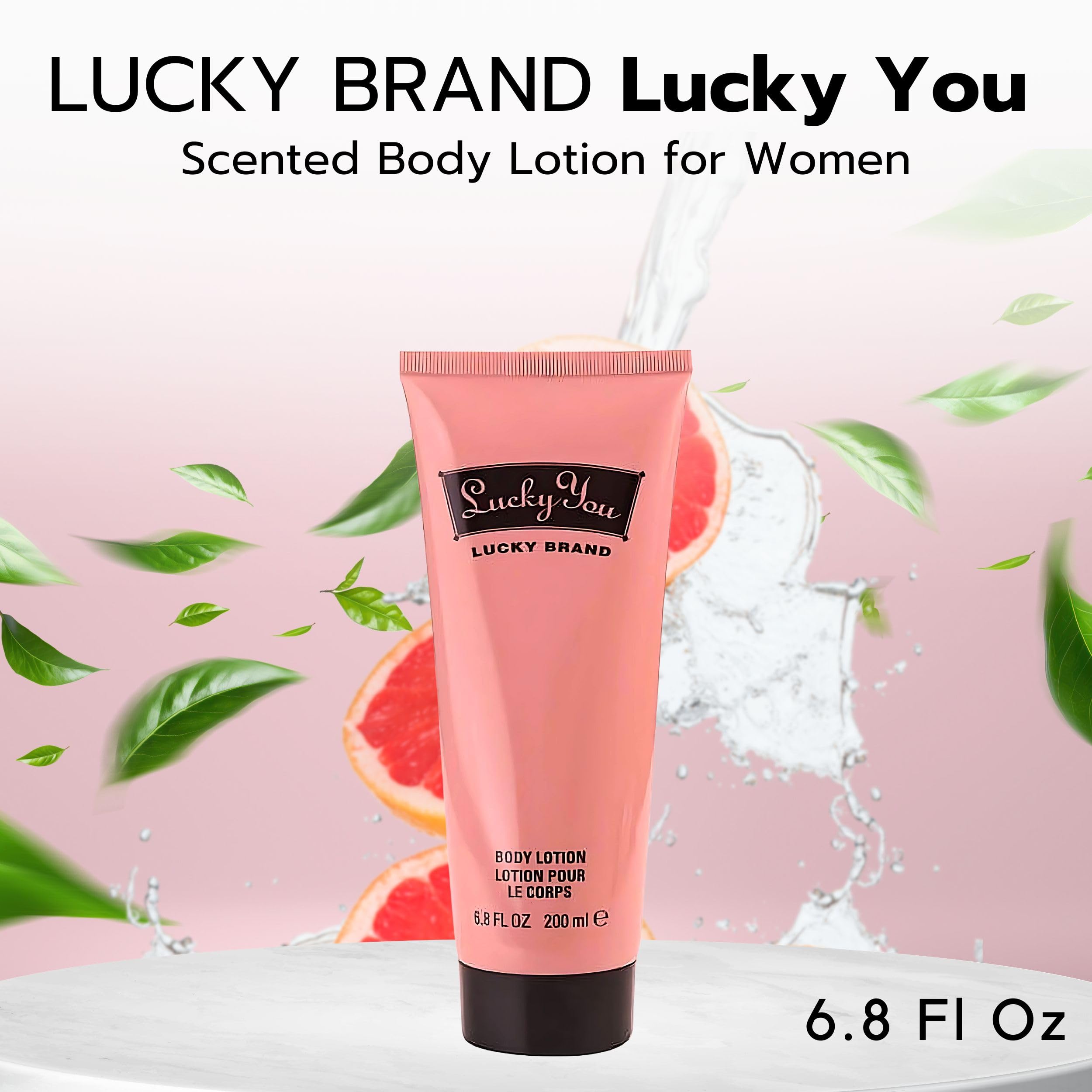 Lucky You lotion pump application for quick, even coverage