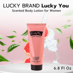 Lucky You lotion pump application for quick, even coverage