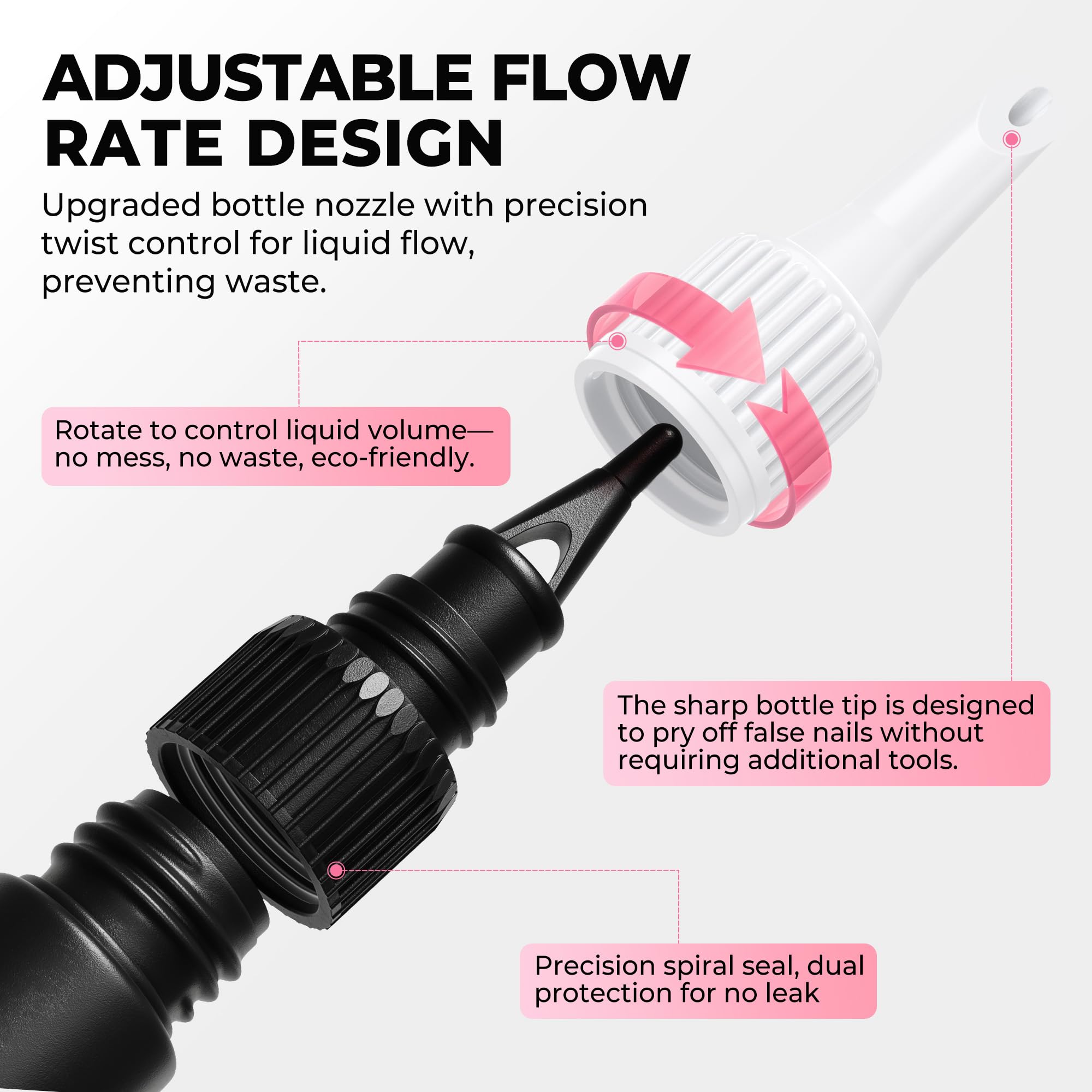 Luckyfairy adjustable remover nozzle enables precise glue removal control