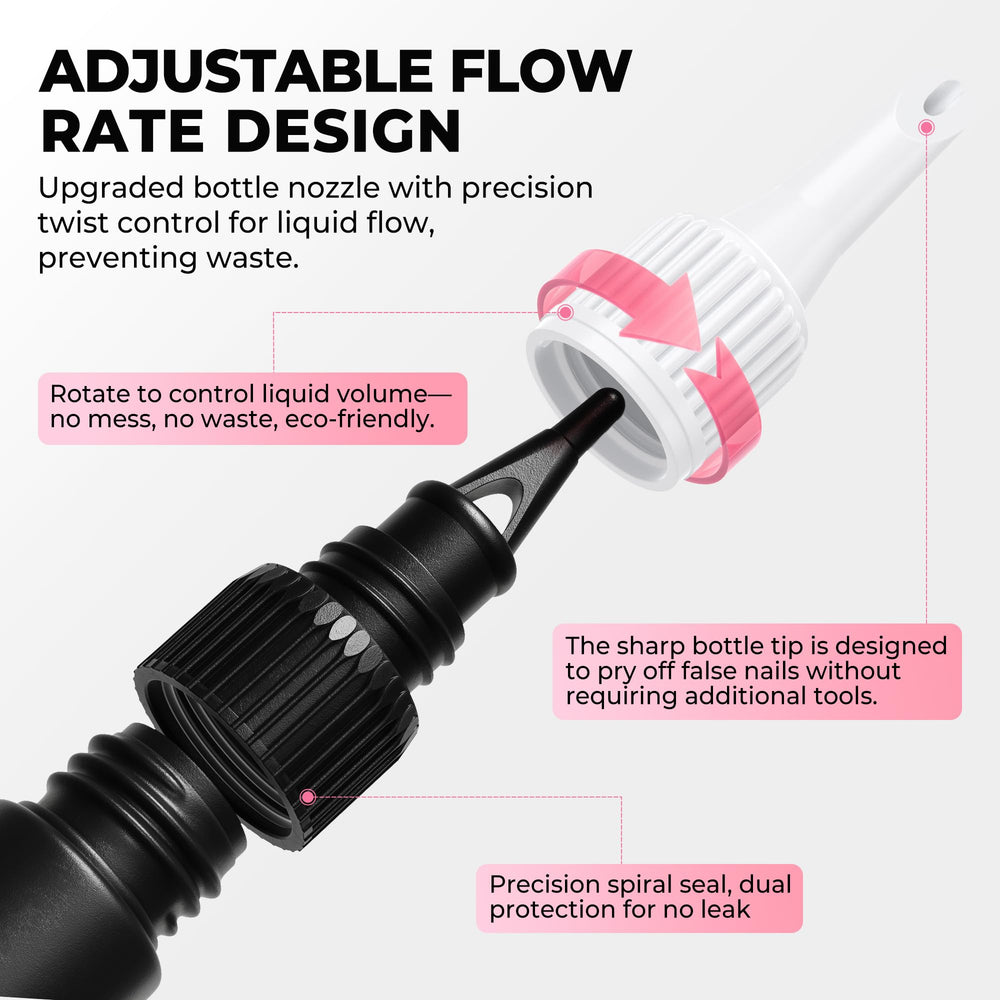 Luckyfairy remover designed for beginners lifting nail edges effortlessly