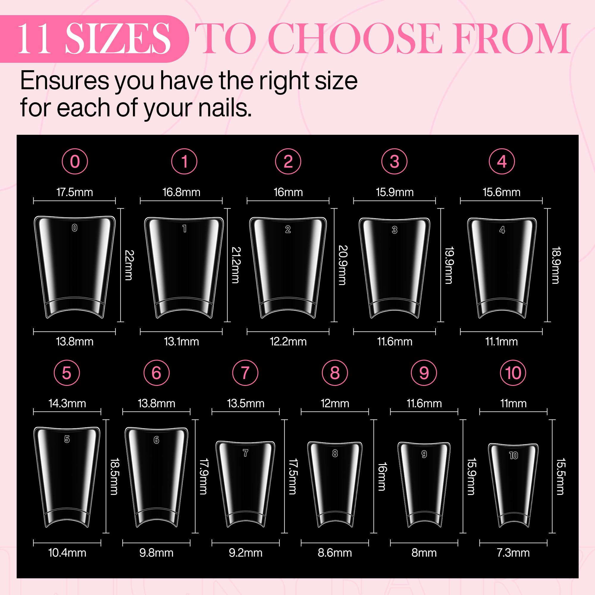 Luckyfairy duck nail tips are durable and flexible for long wear