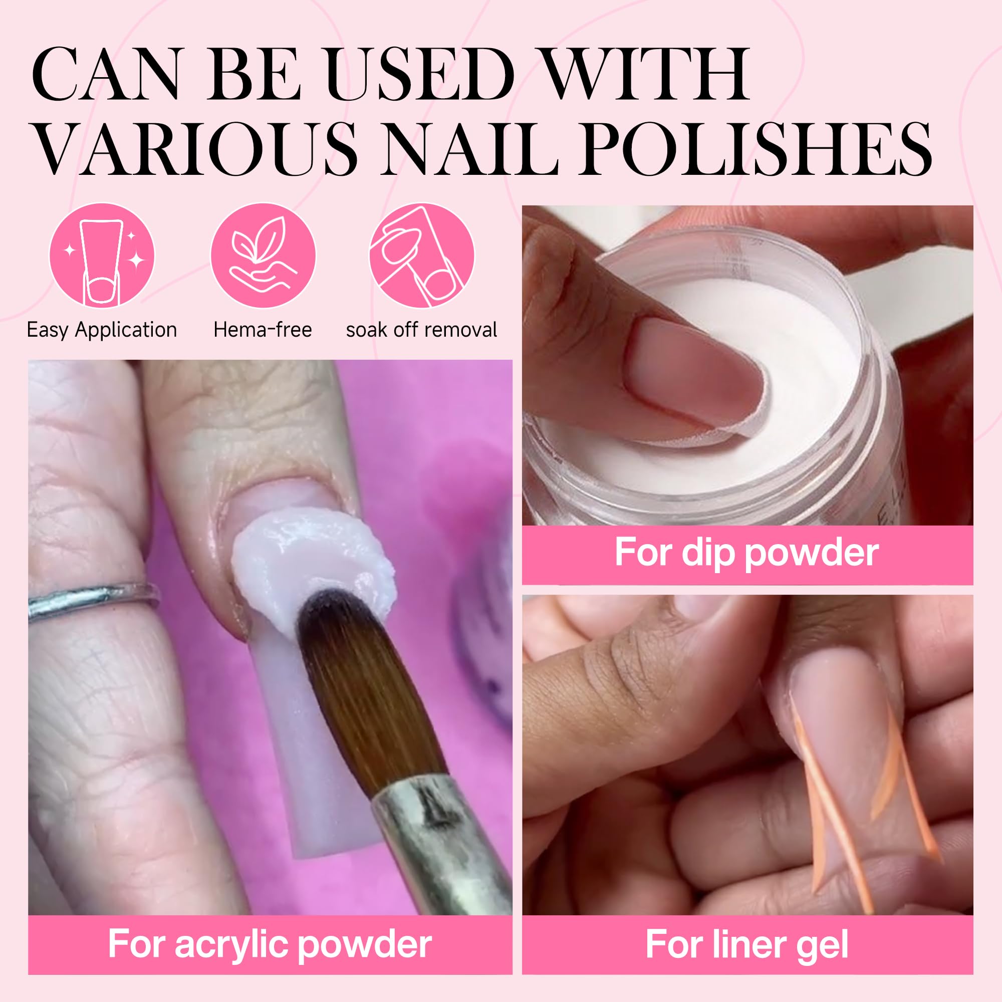 Luckyfairy duck nail tips featuring wide front edge for design space
