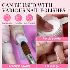 Luckyfairy duck nail tips featuring wide front edge for design space
