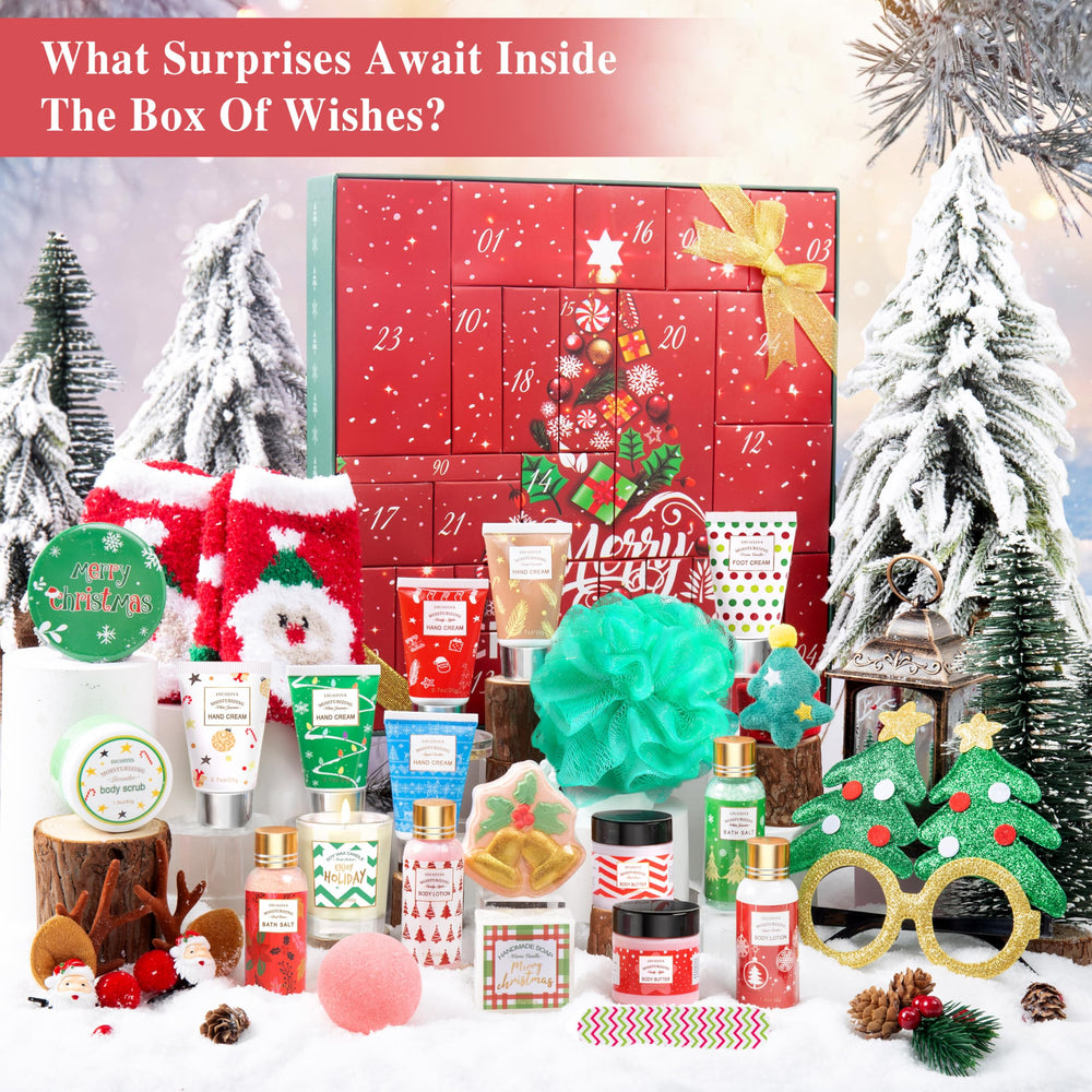 LUCOTIYA Advent Calendar countdown gift image showing festive unboxing anticipation.