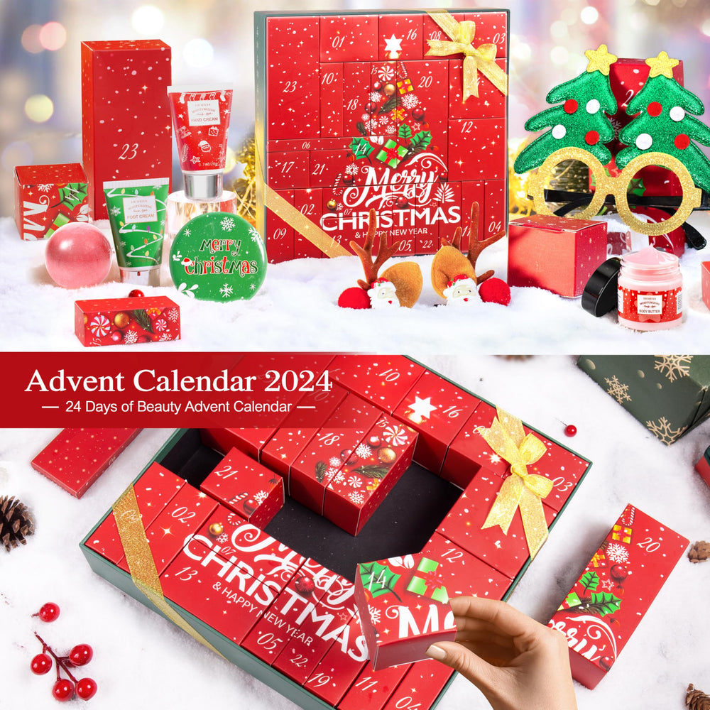 LUCOTIYA Advent Calendar daily pamper kit ready for home spa moments.
