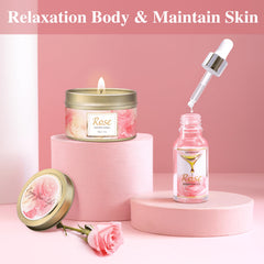 Lucotiya body lotion rose formula moisturizes for soft smooth skin