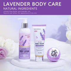 LUCOTIYA Lavender Bath Bomb releases relaxing fragrance in bath.