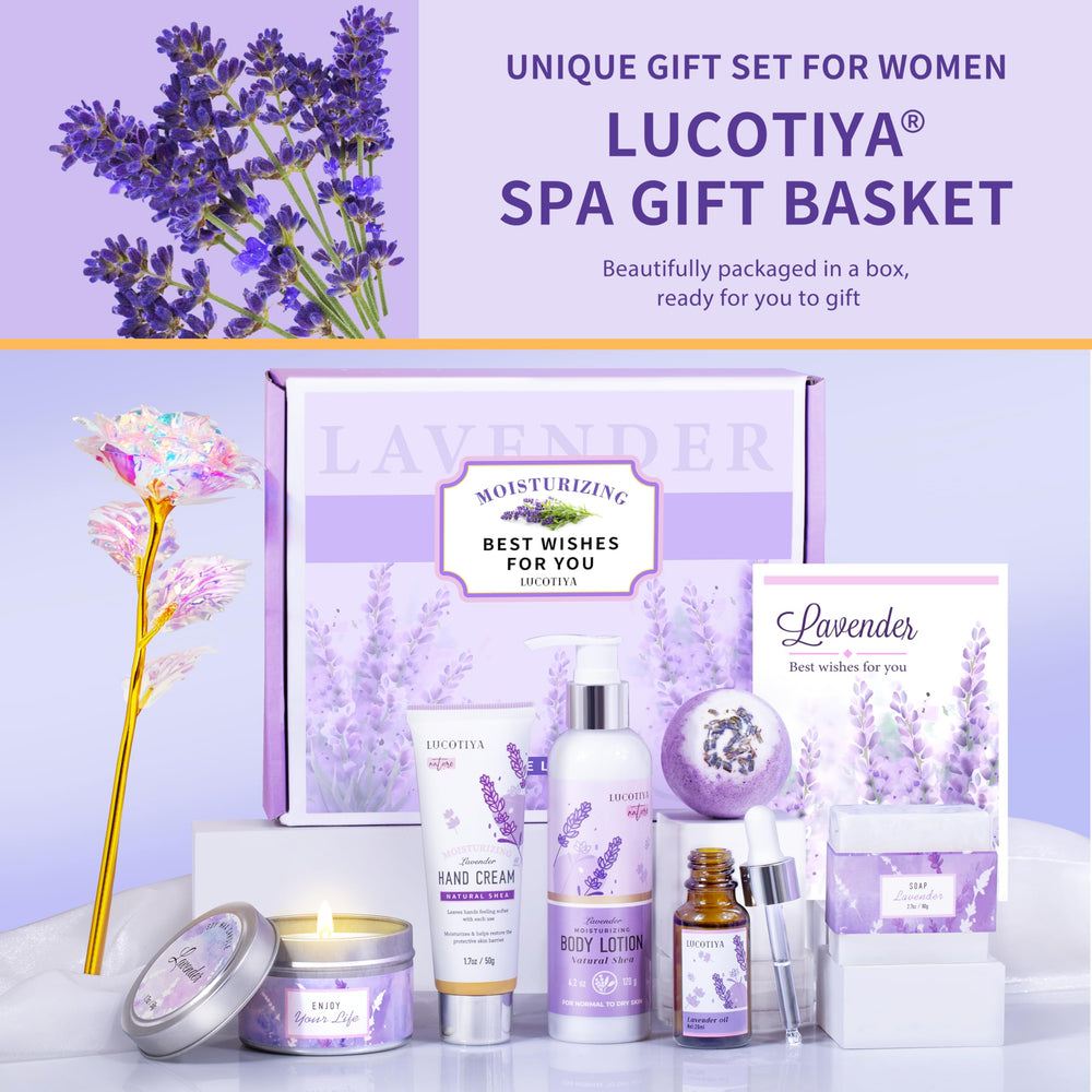 LUCOTIYA Lavender Essential Oil offers calming aromatherapy benefits.