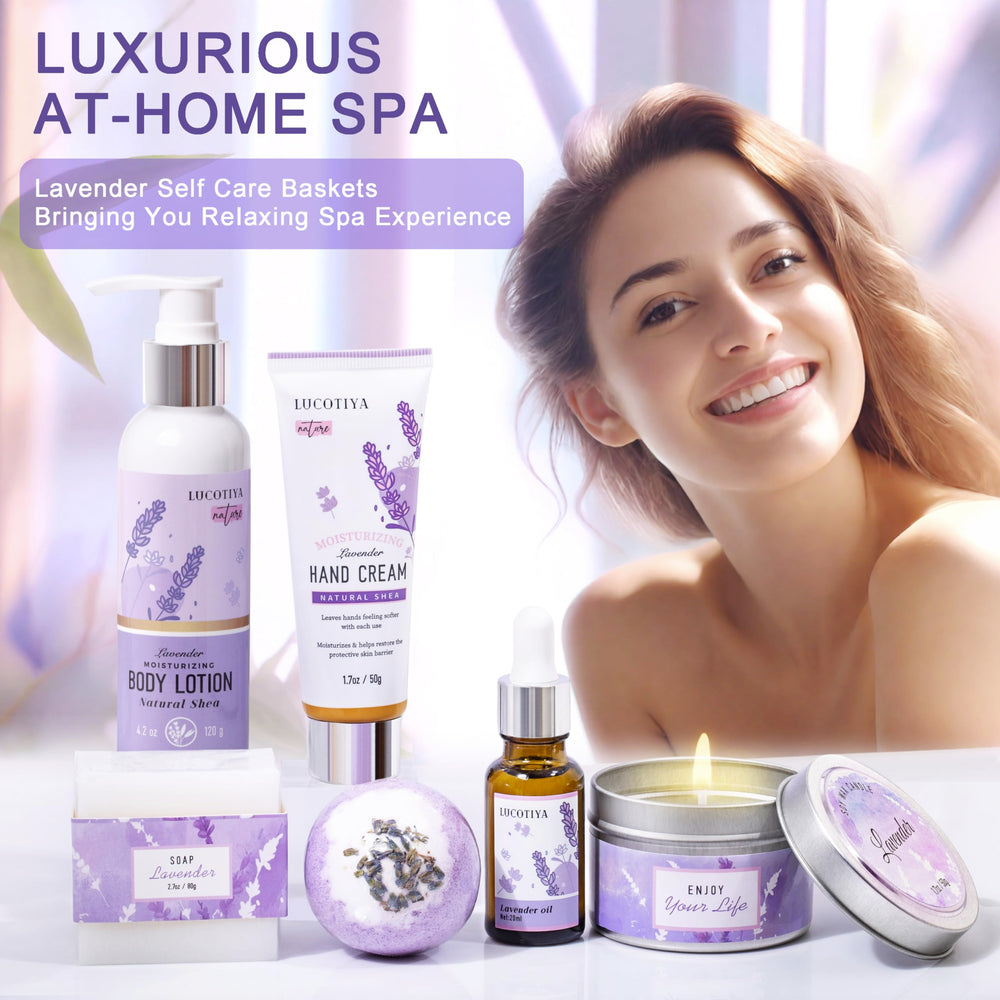 LUCOTIYA Lavender Handmade Soap lathers softly while moisturizing.