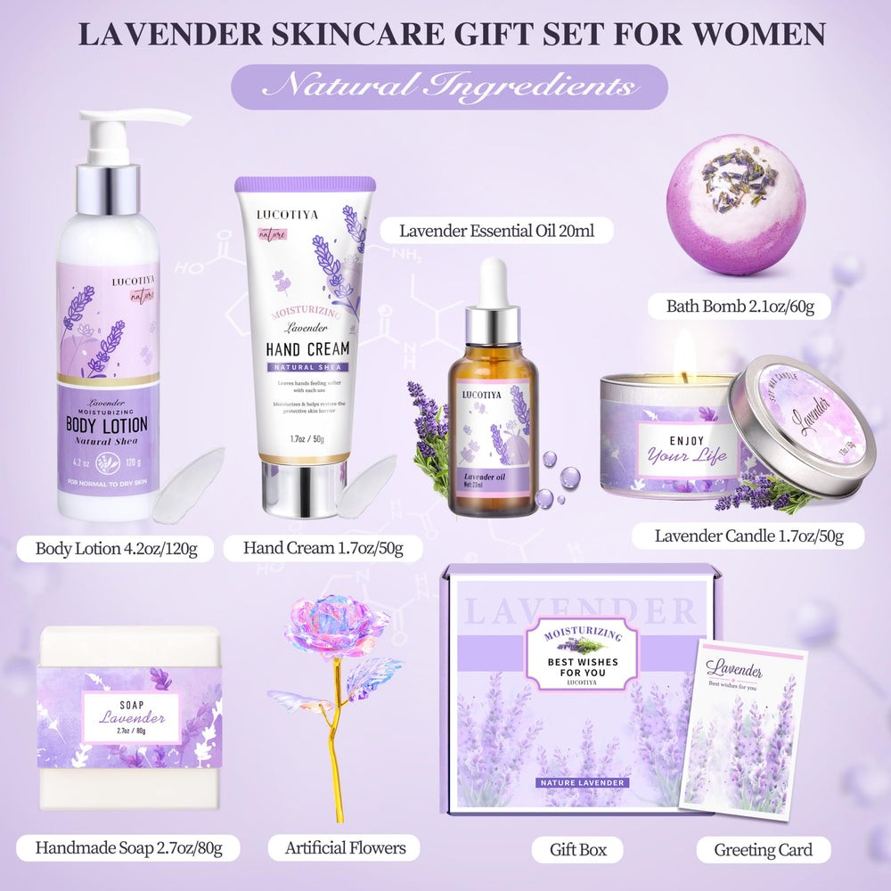 LUCOTIYA Lavender Hand Cream guards hands with soothing moisture.