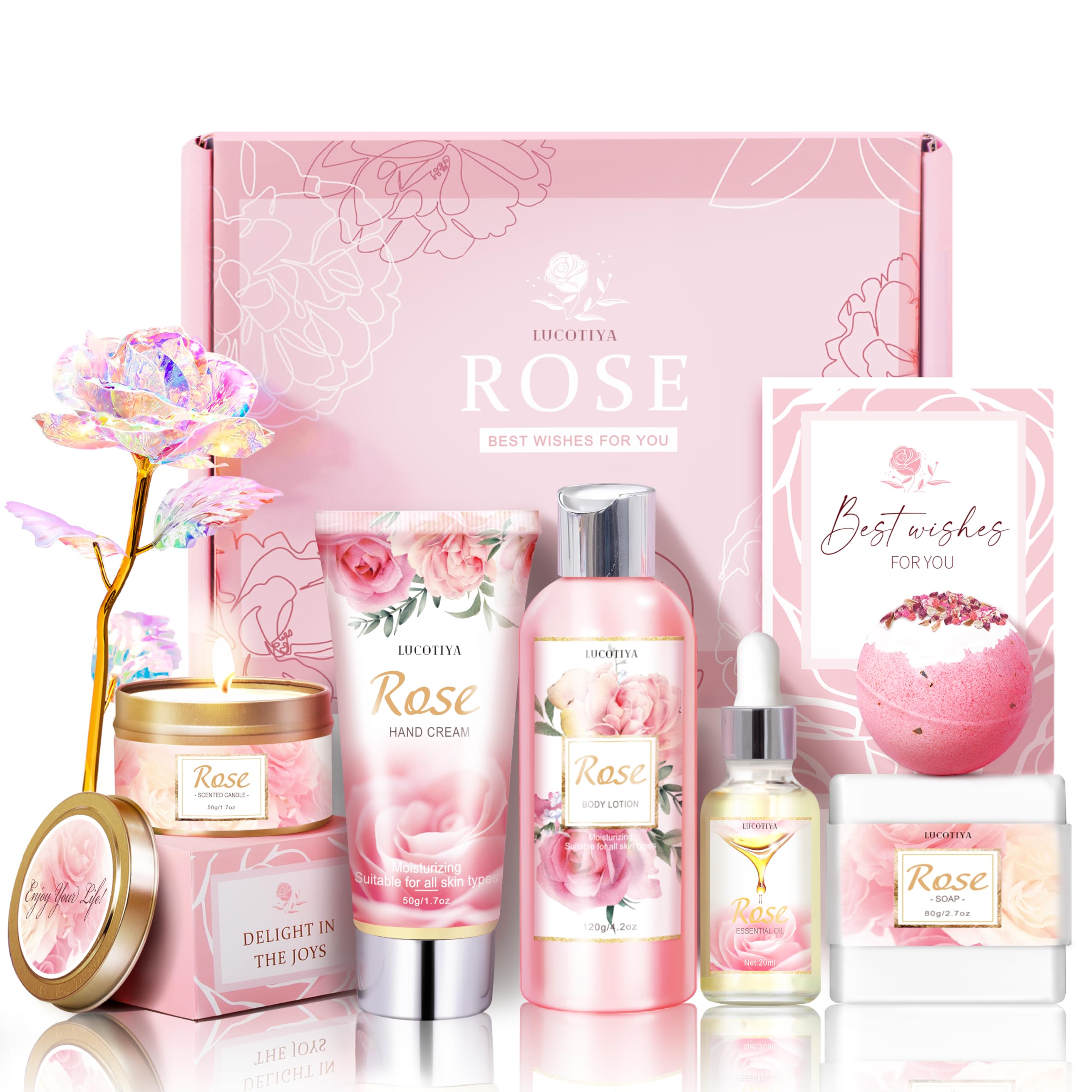 Lucotiya rose essential oil for soothing aromas and spa like moments