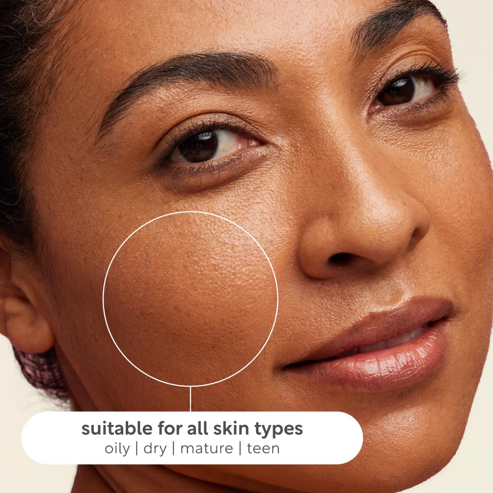 Lucy Bee moisturizer applied under makeup provides a smooth, compatible base.