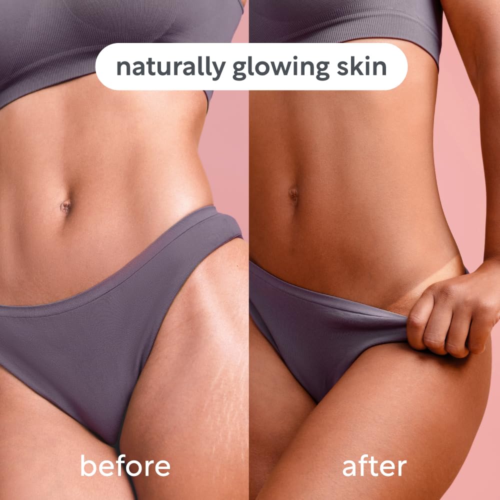 Lucy Bee Self Tan Mousse application mitt ready for streak-free results